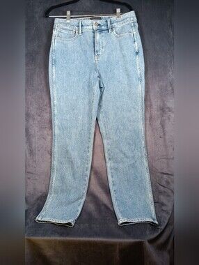 White House Black Market Light Blue Straight Leg Jeans